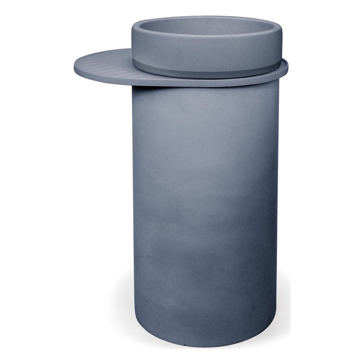 Nood Cylinder Bowl Two Tone Basin in Copan Blue