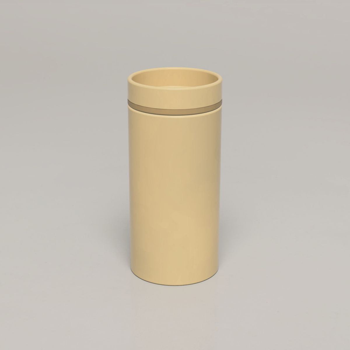 Nood Cylinder Bowl Two Tone Basin in Custard