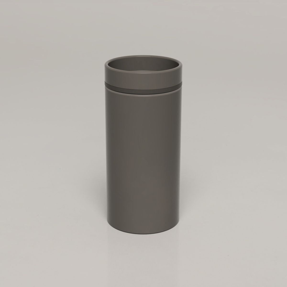 Nood Cylinder Bowl Two Tone Basin in Mid Tone Grey
