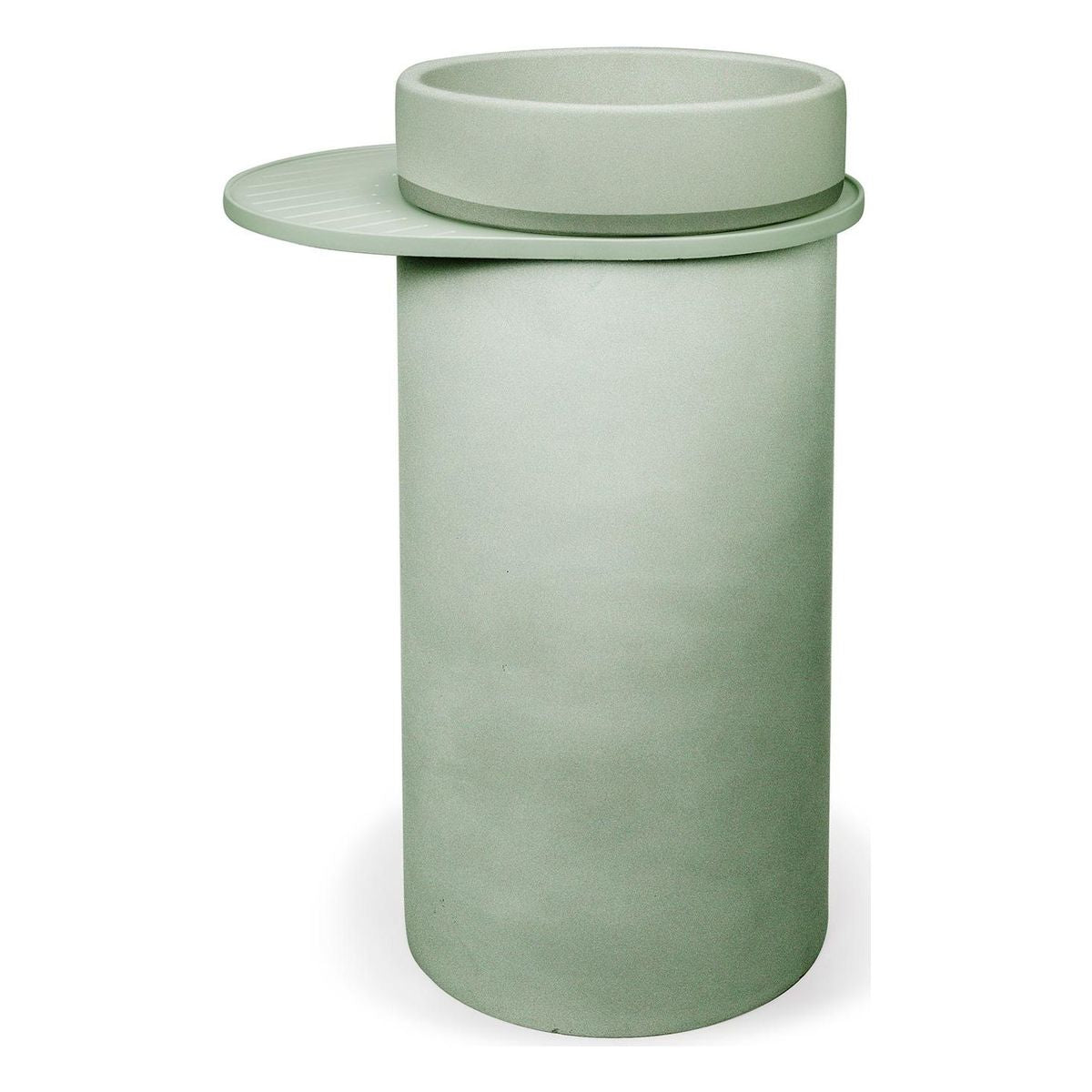Nood Cylinder With Tray Bowl Two Tone Basin in Mint