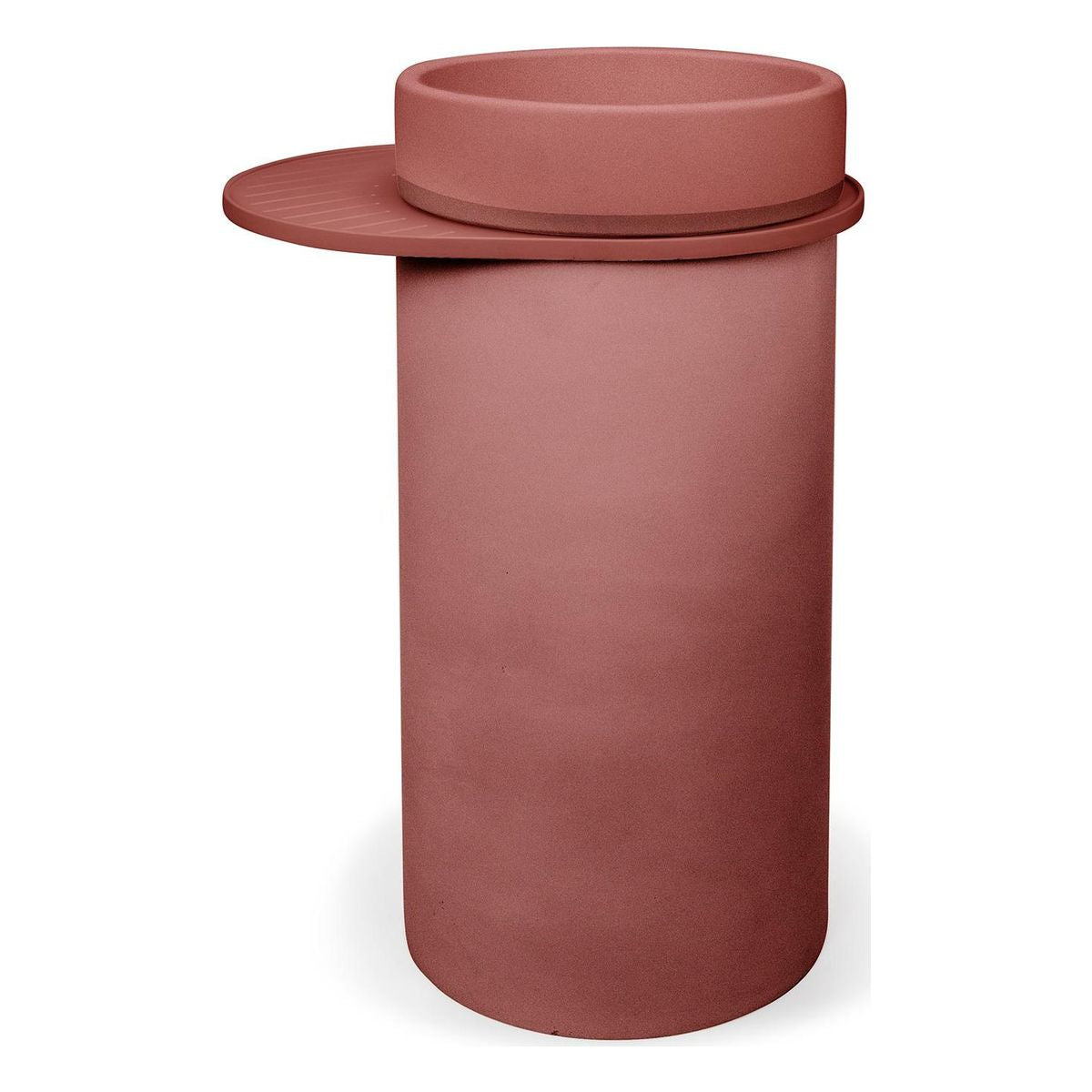 Nood Cylinder With Tray Bowl Two Tone Basin in Musk