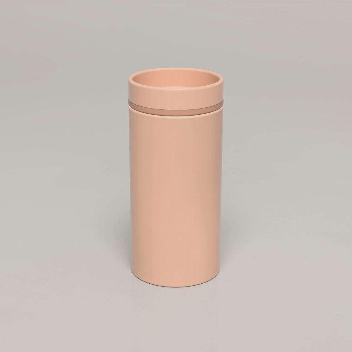 Nood Cylinder Bowl Two Tone Basin in Pastel Peach