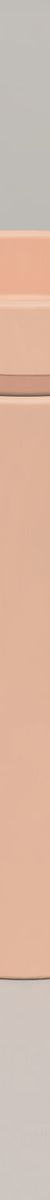 Nood Cylinder Bowl Two Tone Basin in Pastel Peach