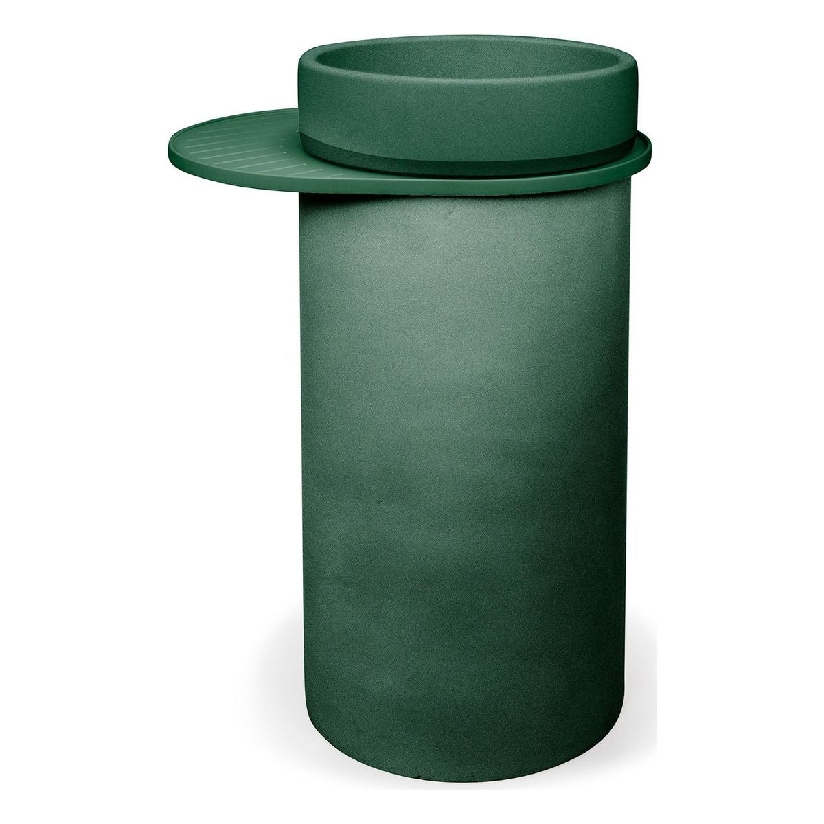 Nood Cylinder Bowl Two Tone Basin in Teal