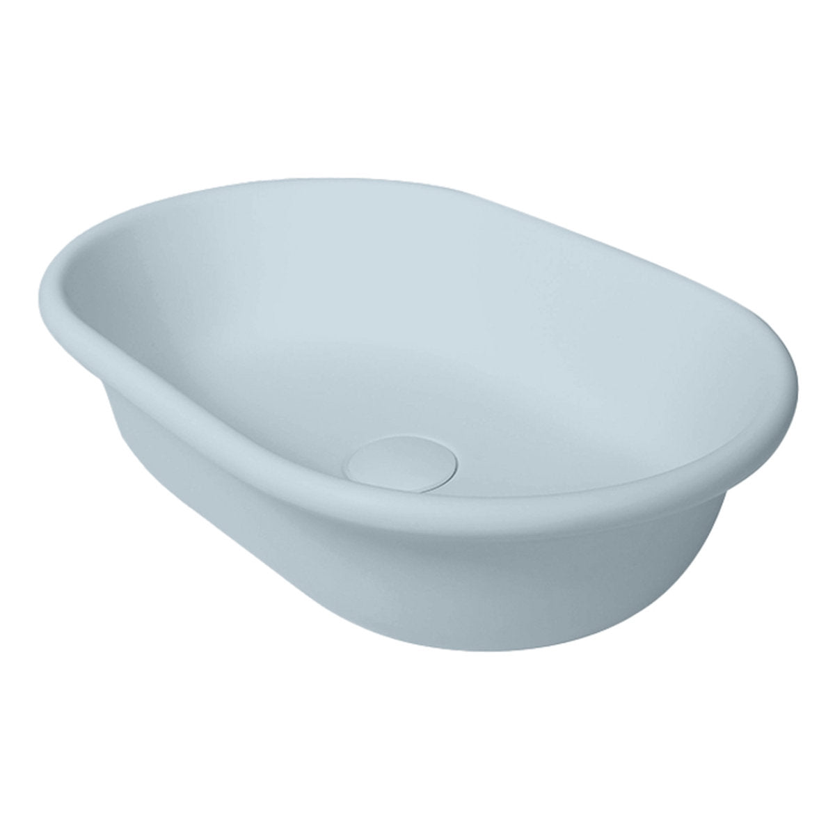 Blanche 53X36 Titancast Basin - Alice Blue