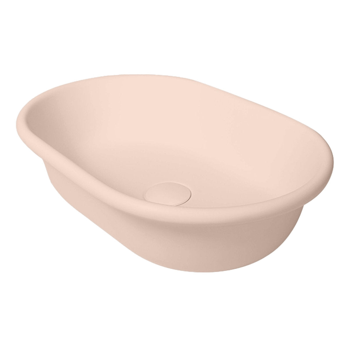 Blanche 53X36 Titancast Basin - Soft Peach