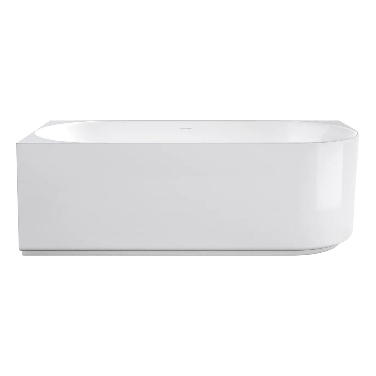 Otti Attica Celine Left Corner 1700 Gloss White Bath with Overflow