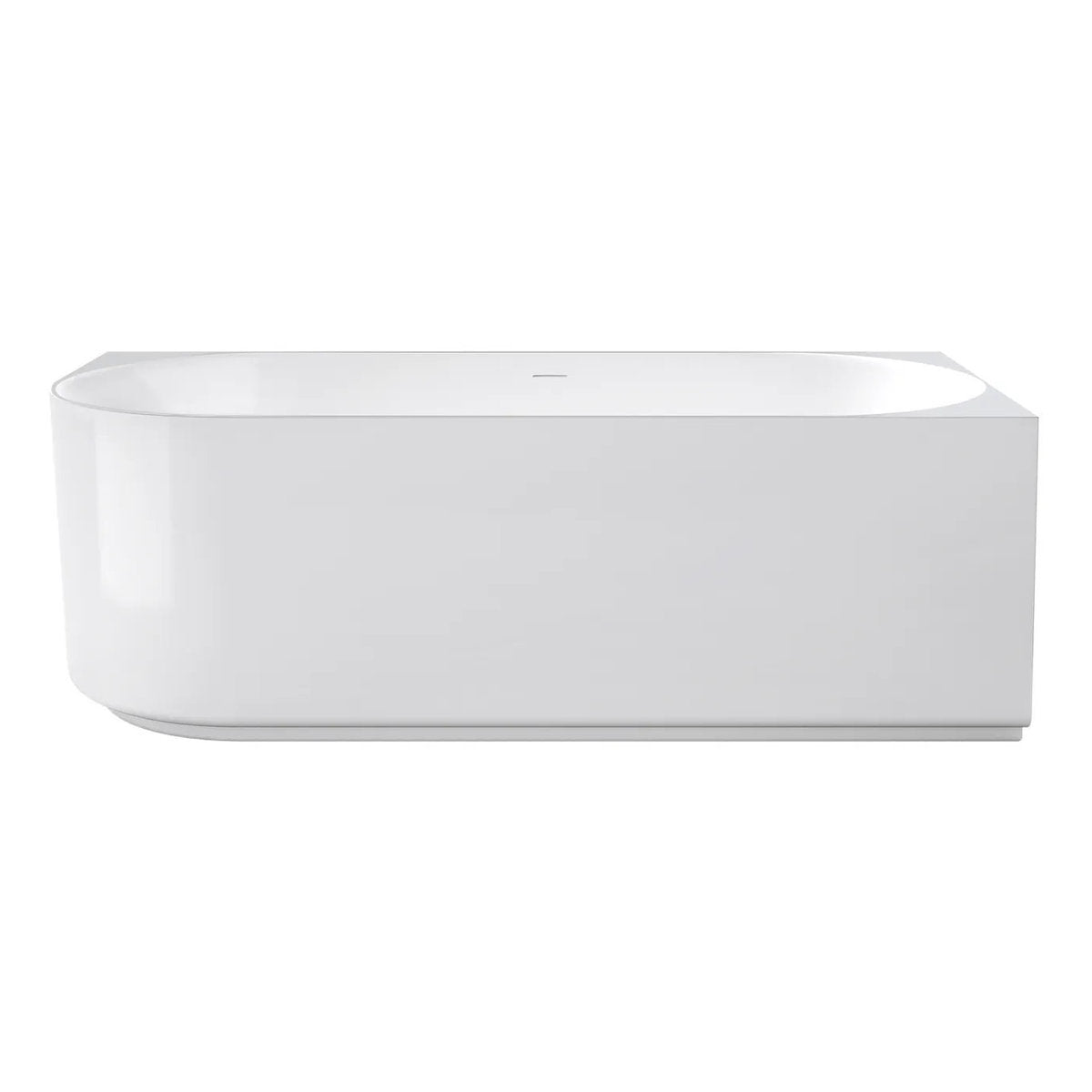 Otti Attica Celine Right Corner 1700 Gloss White Bath with Overflow
