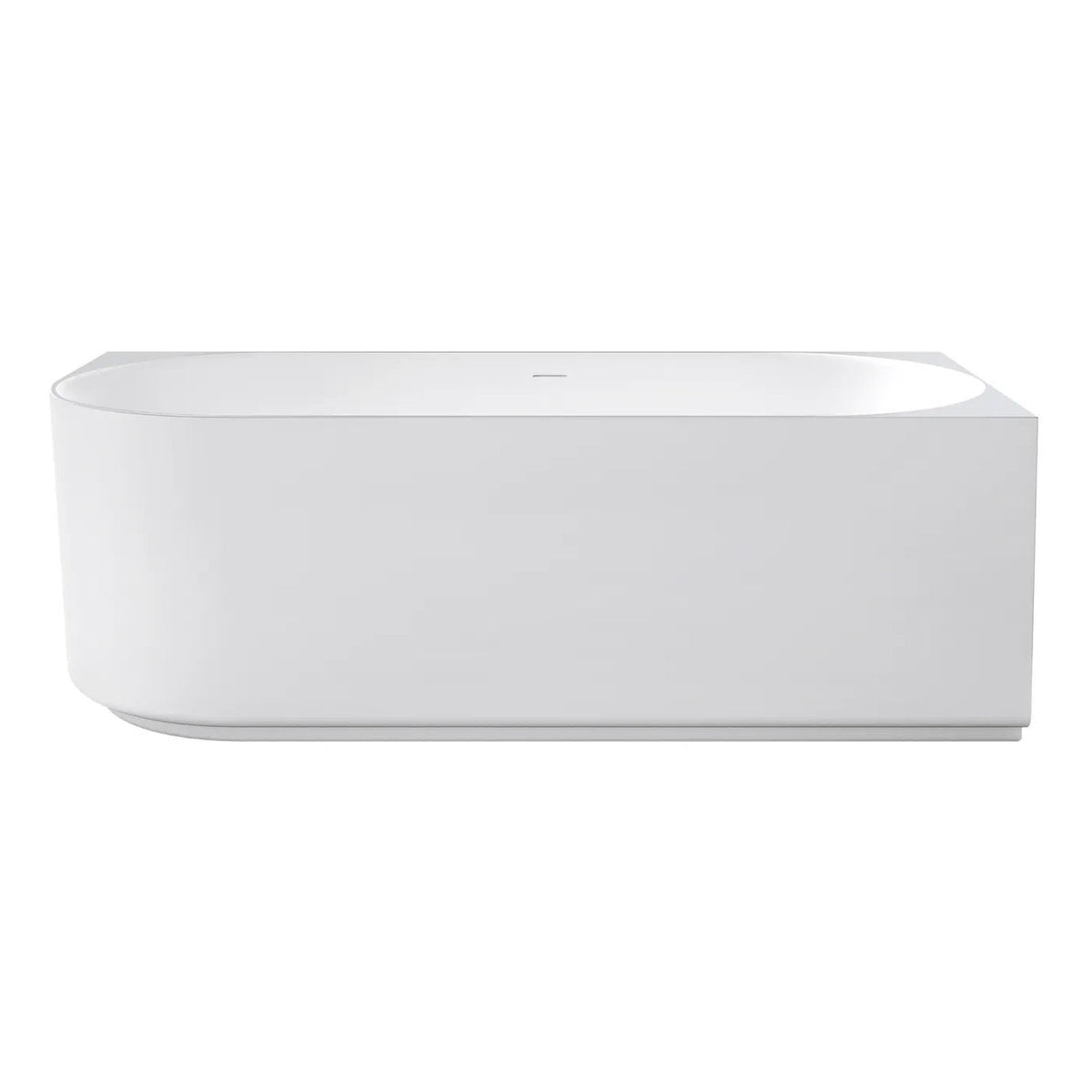 Otti Attica Celine Right Corner 1700 Matte White Bath with Overflow