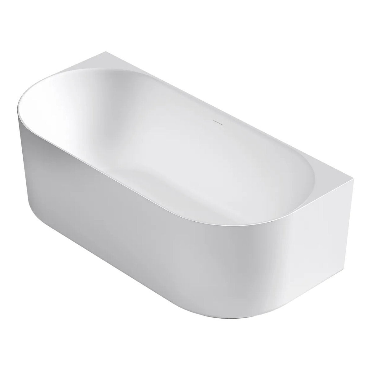 Otti Attica Celine 1700 Matte White BTW Multi-fit Bath with Overflow