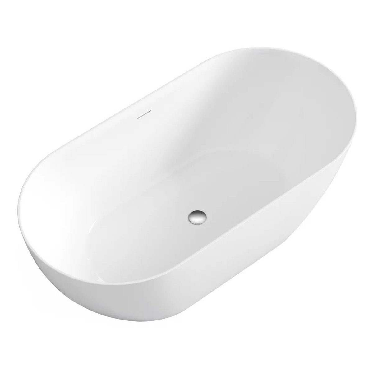 Otti Attica Manolo 1300 Gloss White Bath with Overflow