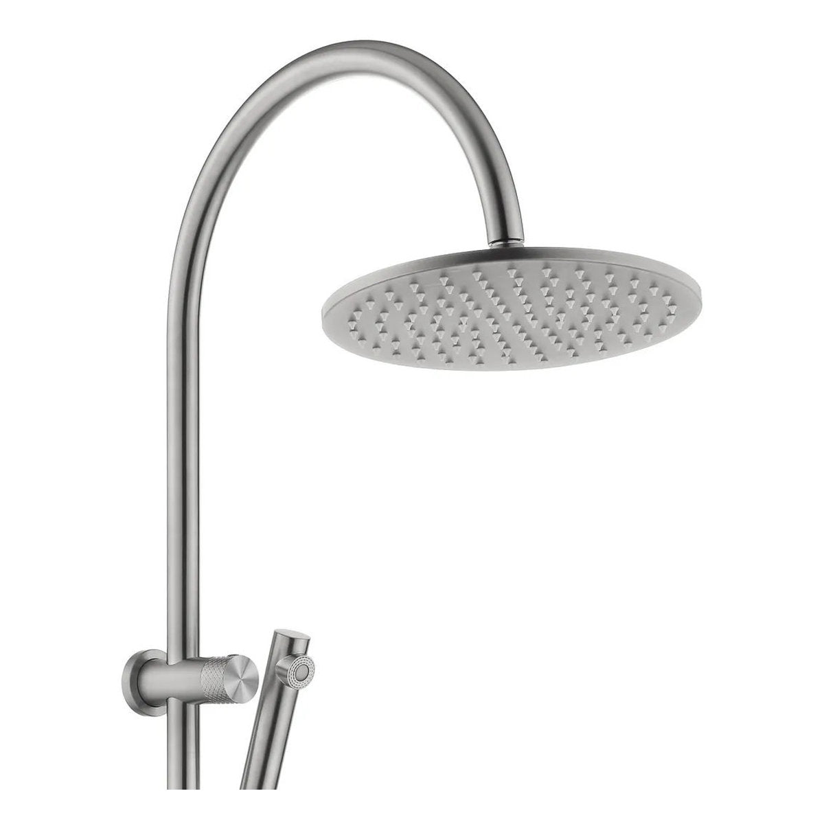 Otti Celine Twin Shower Combo Brushed Stainless Steel