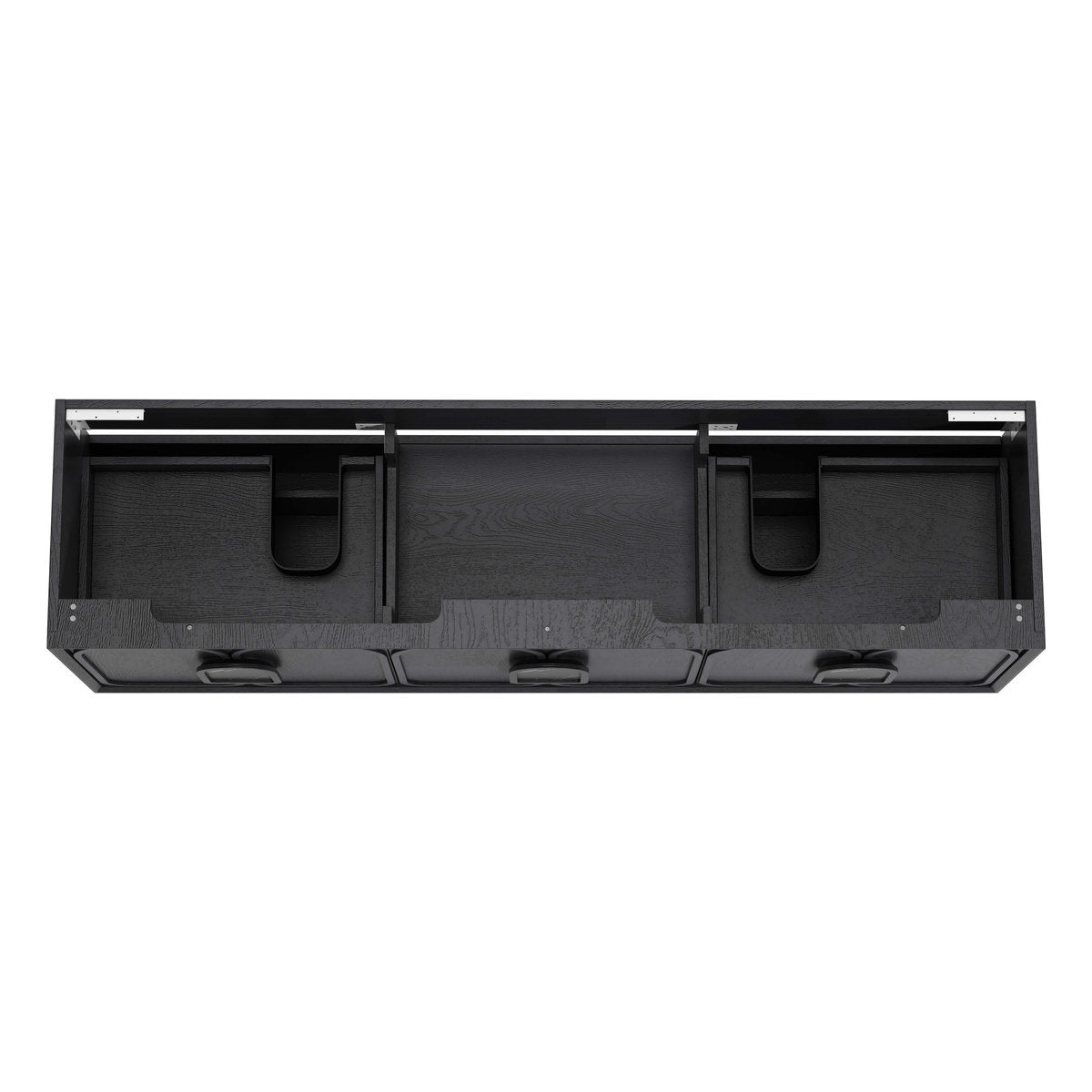 Otti Laguna 1800mm Black American Oak Wall Hung Cabinet