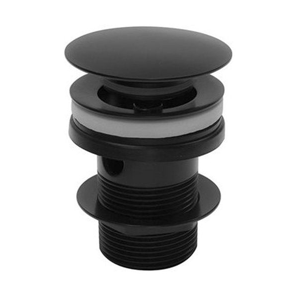 Otti Mushroom 32mm Black Pop Up Waste with Overflow