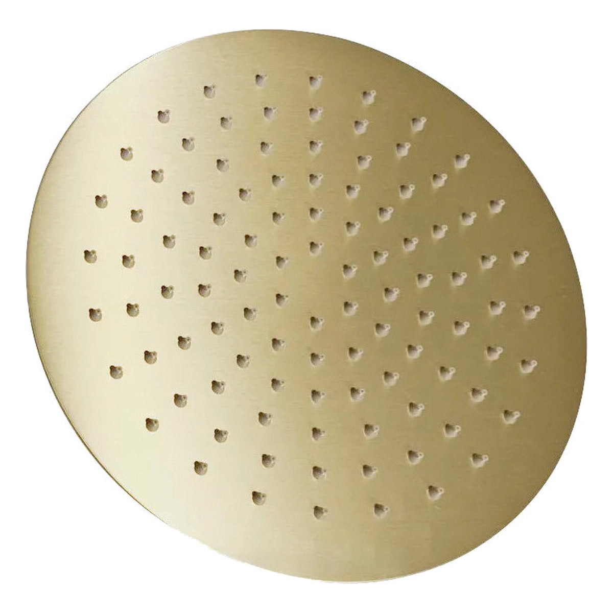 Otti Pavia 250mm Argent Gold Shower Head Stainless Steel Round
