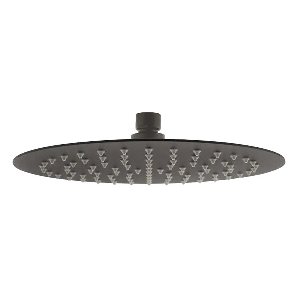 Otti Pavia 300mm Gun Metal Shower Head Stainless Steel Round