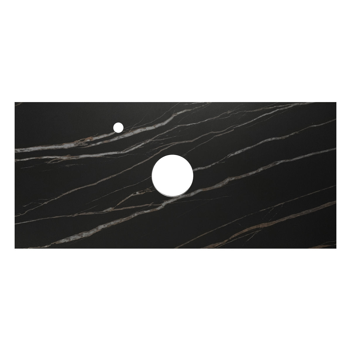 Otti Rock Plate Stone Top with 10 O'Clock Taphole 1200
