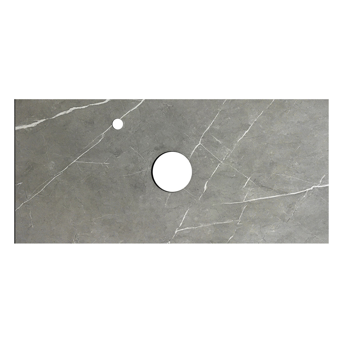 Otti Rock Plate Stone Top with 10 O'Clock Taphole 1200