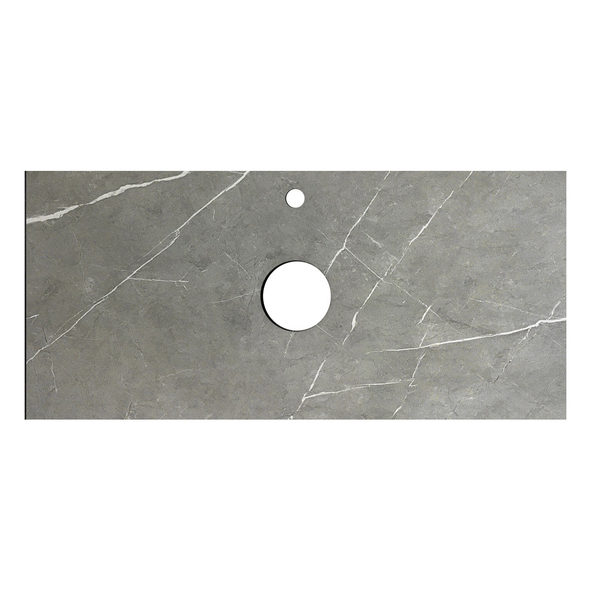 Otti Rock Plate Stone Top with Single Waste Hole & 12 O'Clock Taphole 1200