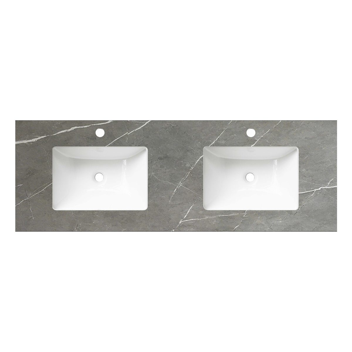 Otti Rock Plate Stone Tops with Undermount Basin 12 O'clock Taphole 1800