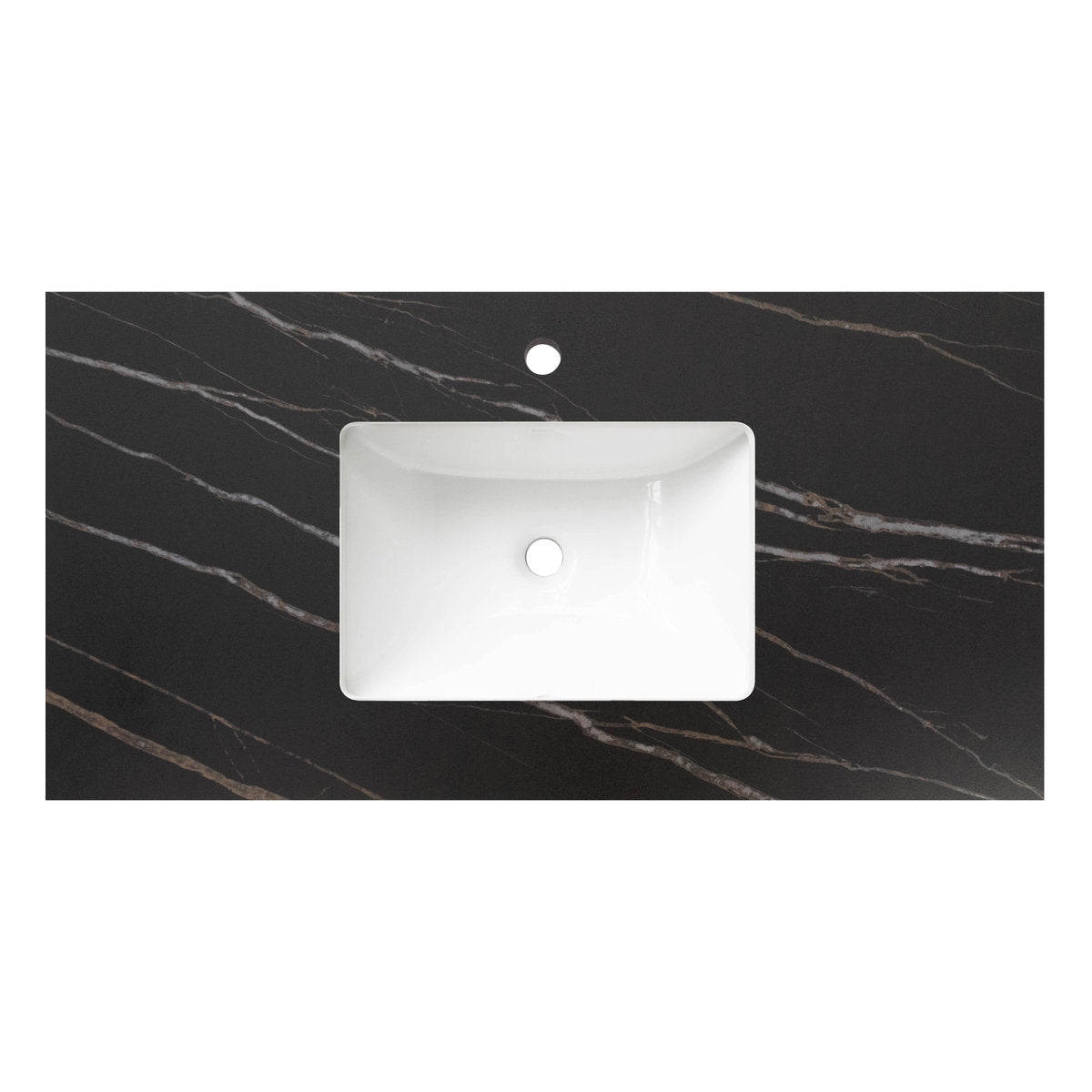 Otti Rock Plate Stone Top with Undermount Basin & 12 O'clock Taphole 750