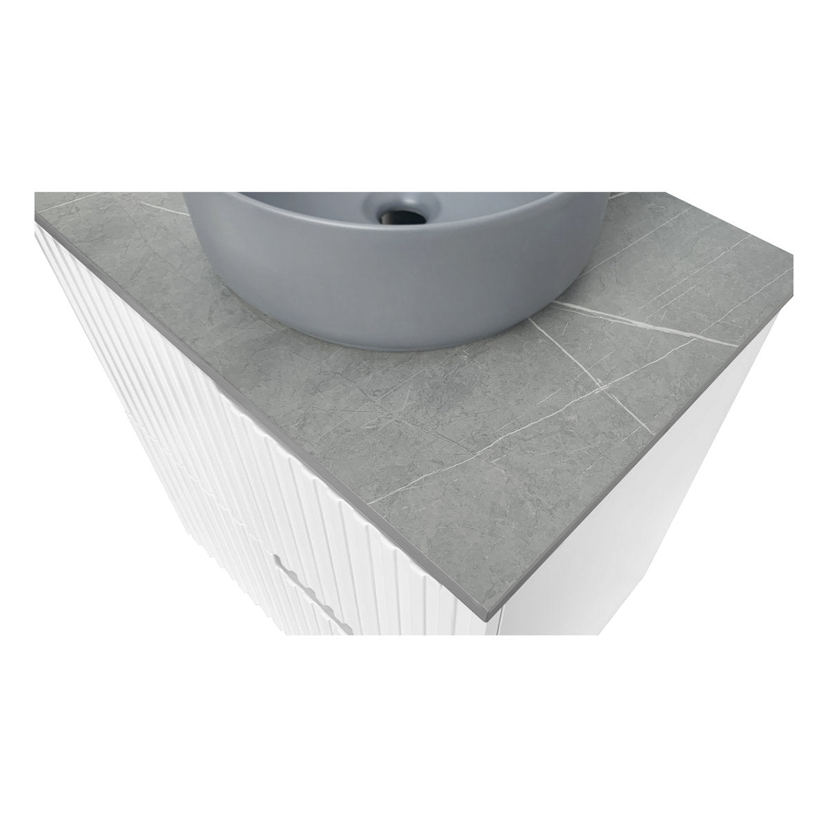 Otti Rock Plate Stone Top with Waste Hole 750