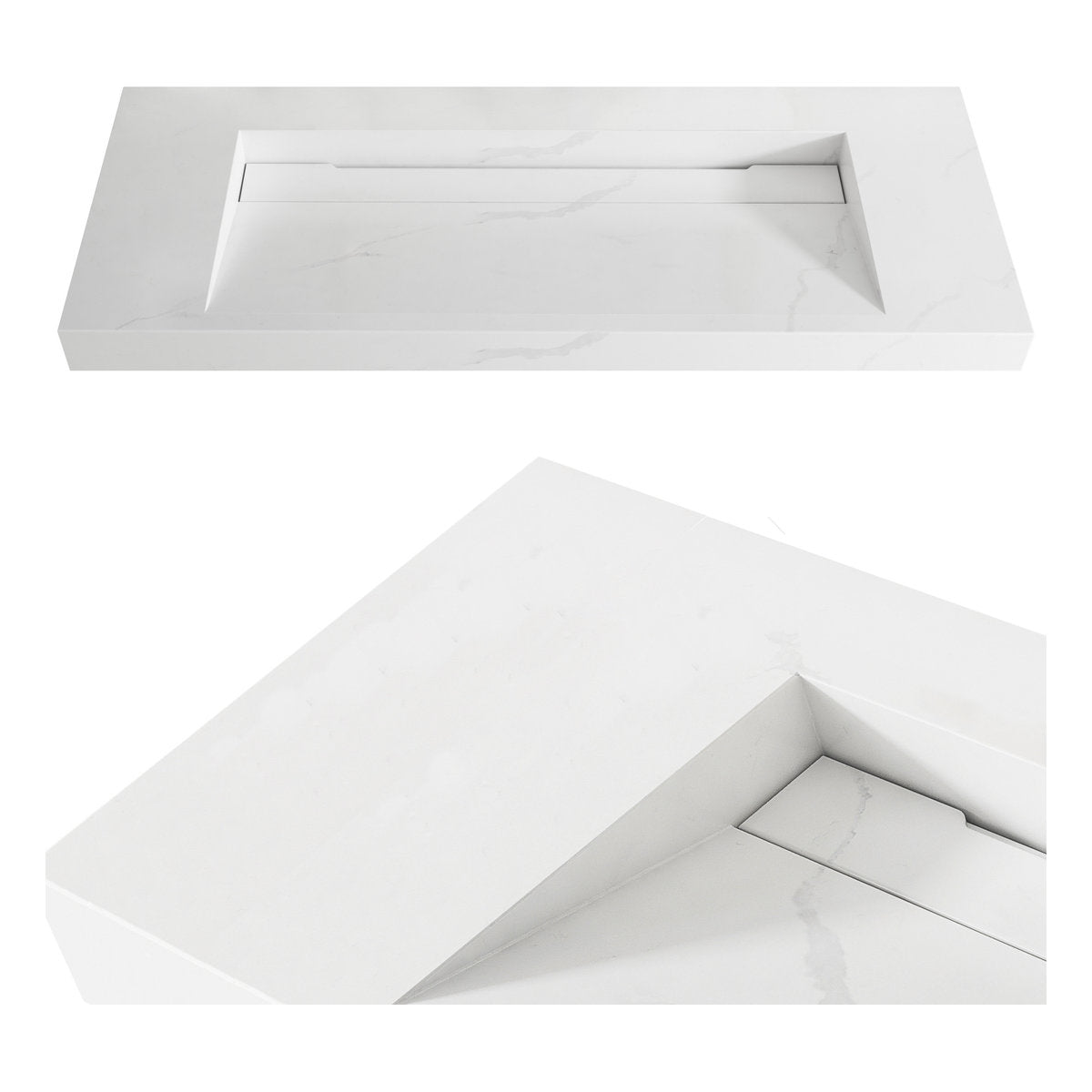 Otti Moonlight 1200mm Solid Surface Top