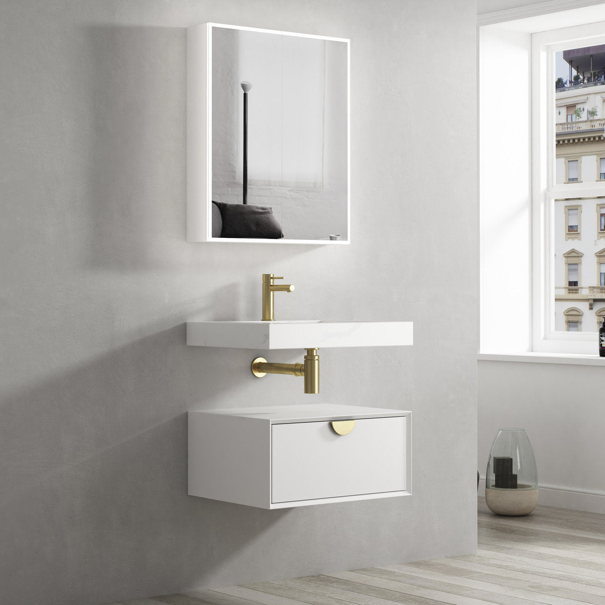 Otti Moonlight 600mm Solid Surface Top