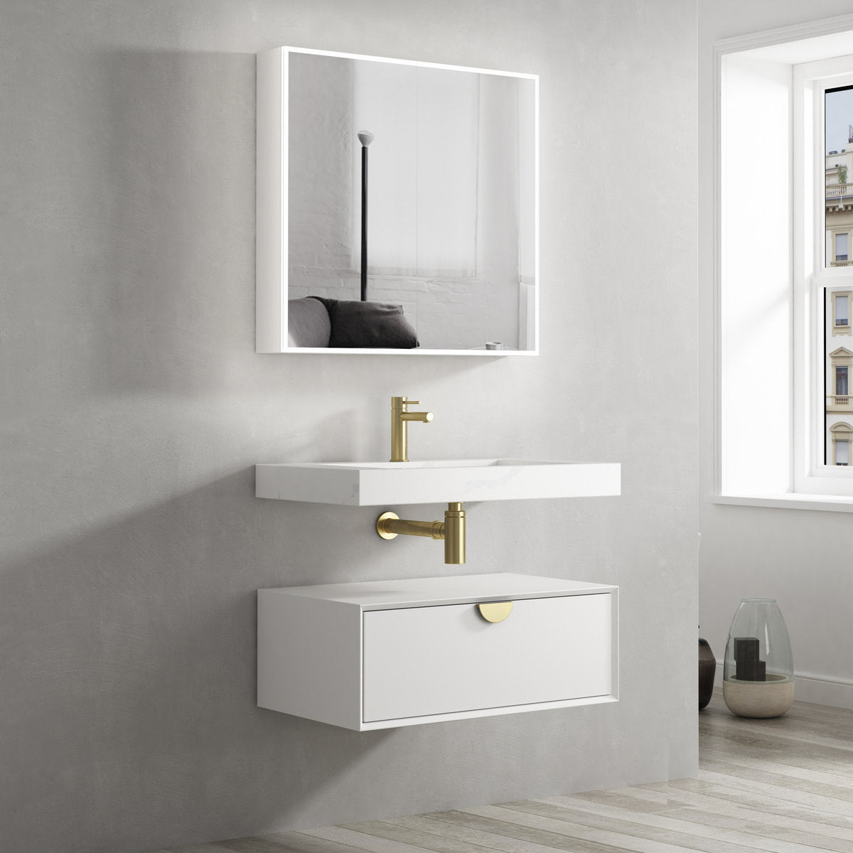 Otti Moonlight 750mm Solid Surface Top