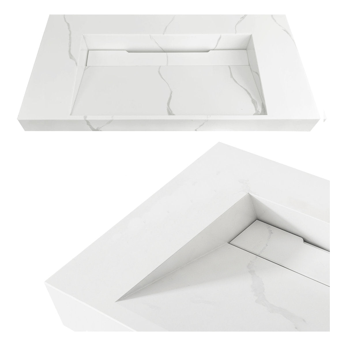 Otti Moonlight 900mm Solid Surface Top