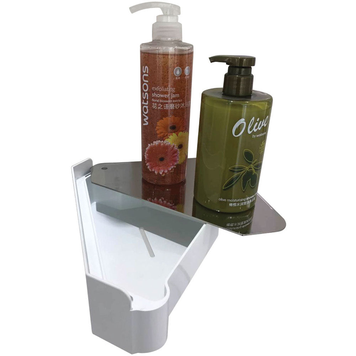 Fienza Hidden Storage Corner Shower Shelf