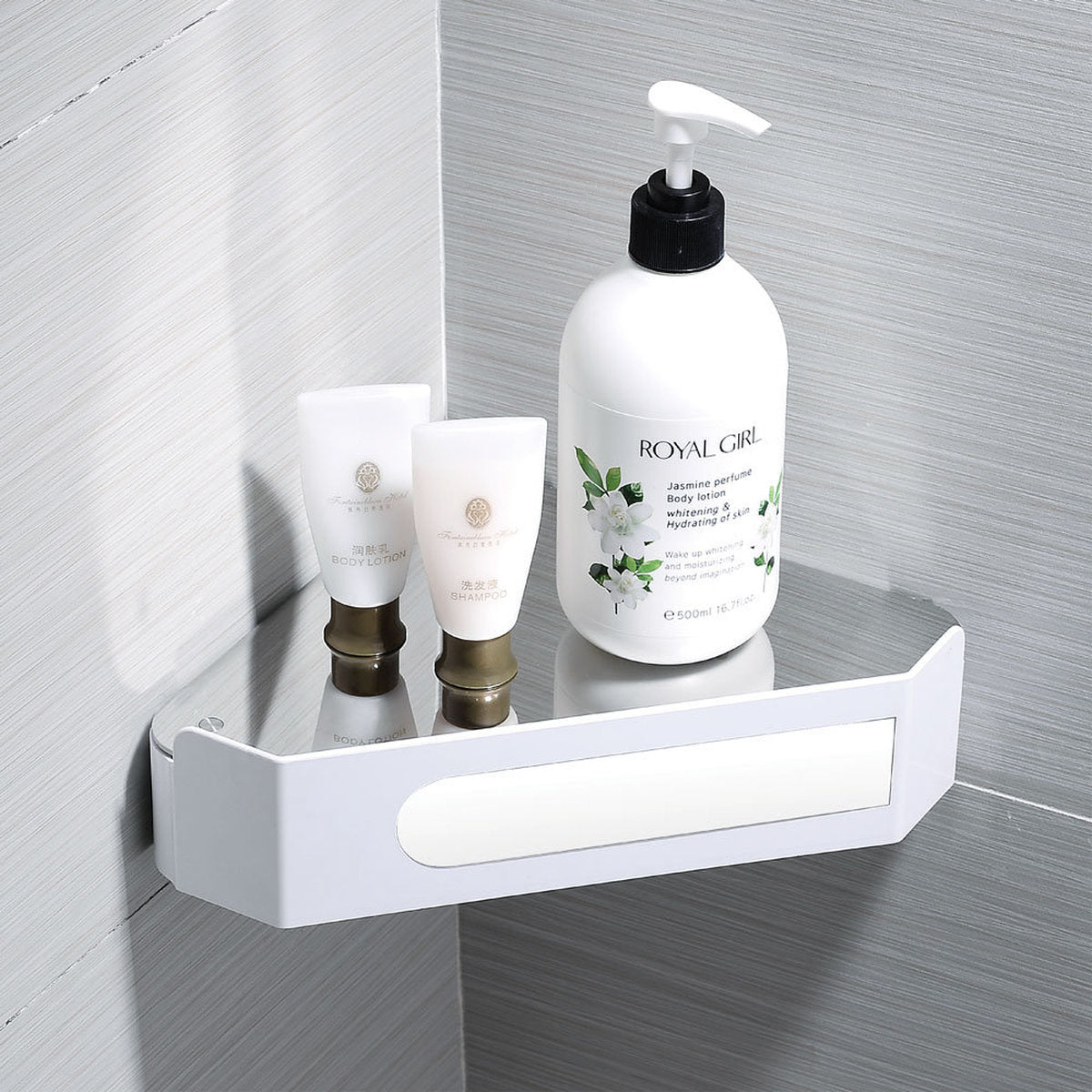 Fienza Hidden Storage Corner Shower Shelf