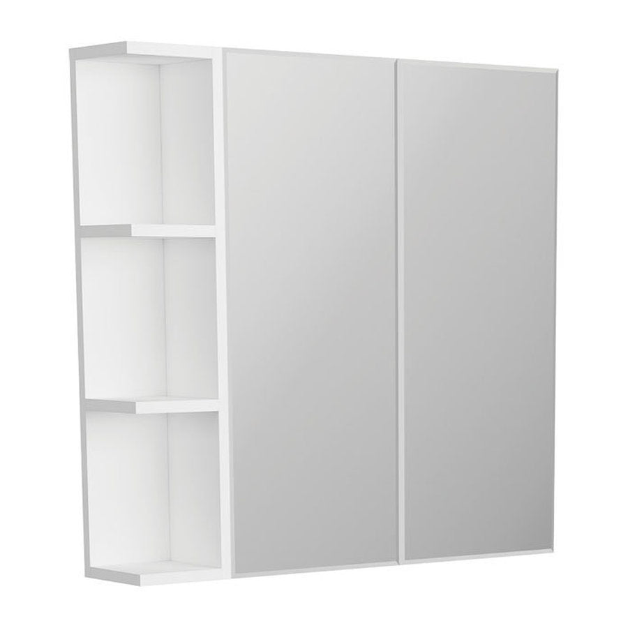 Fienza Bevel Edge 600 Mirror Cabinet, 1 Side Shelf