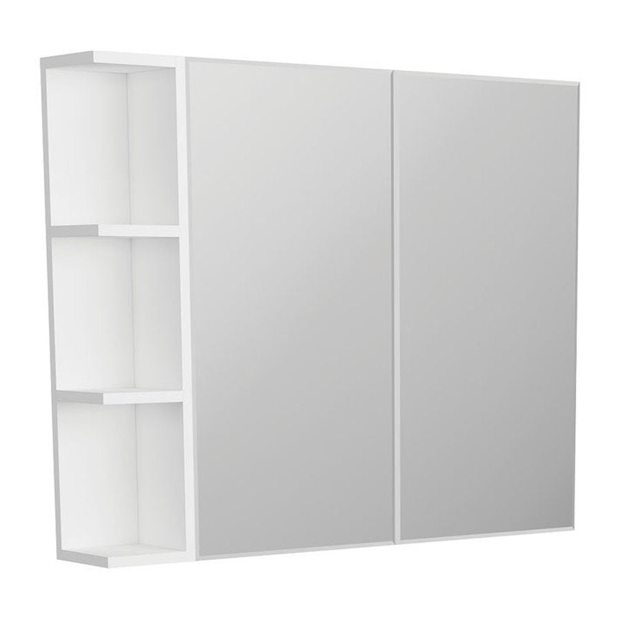 Fienza Bevel Edge 750 Mirror Cabinet, 1 Side Shelf
