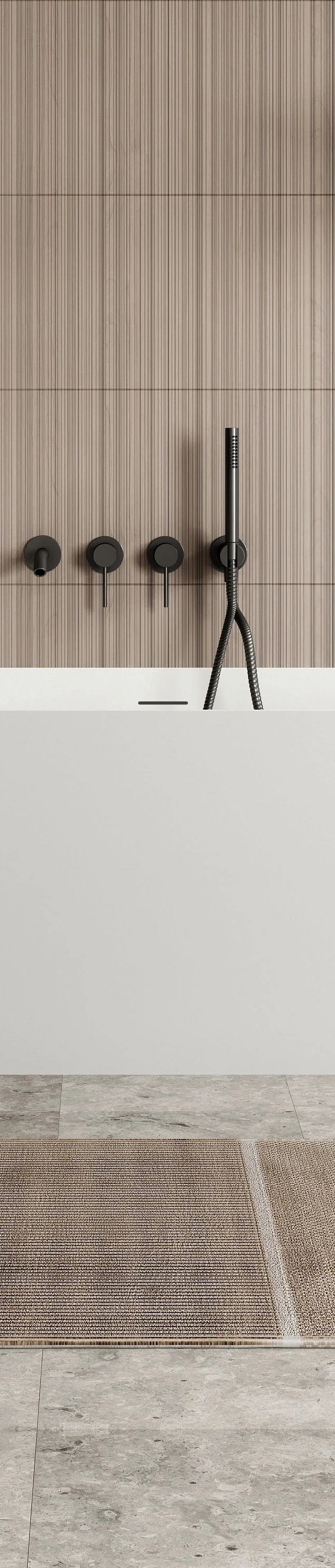 Ashton 1500mm Corner Back To Wall Bath in Matte White - Left Side Corner