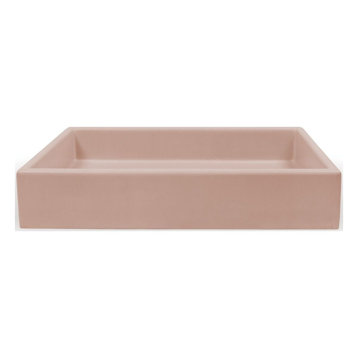 Nood Surface Mount Box Basin in Blush Pink