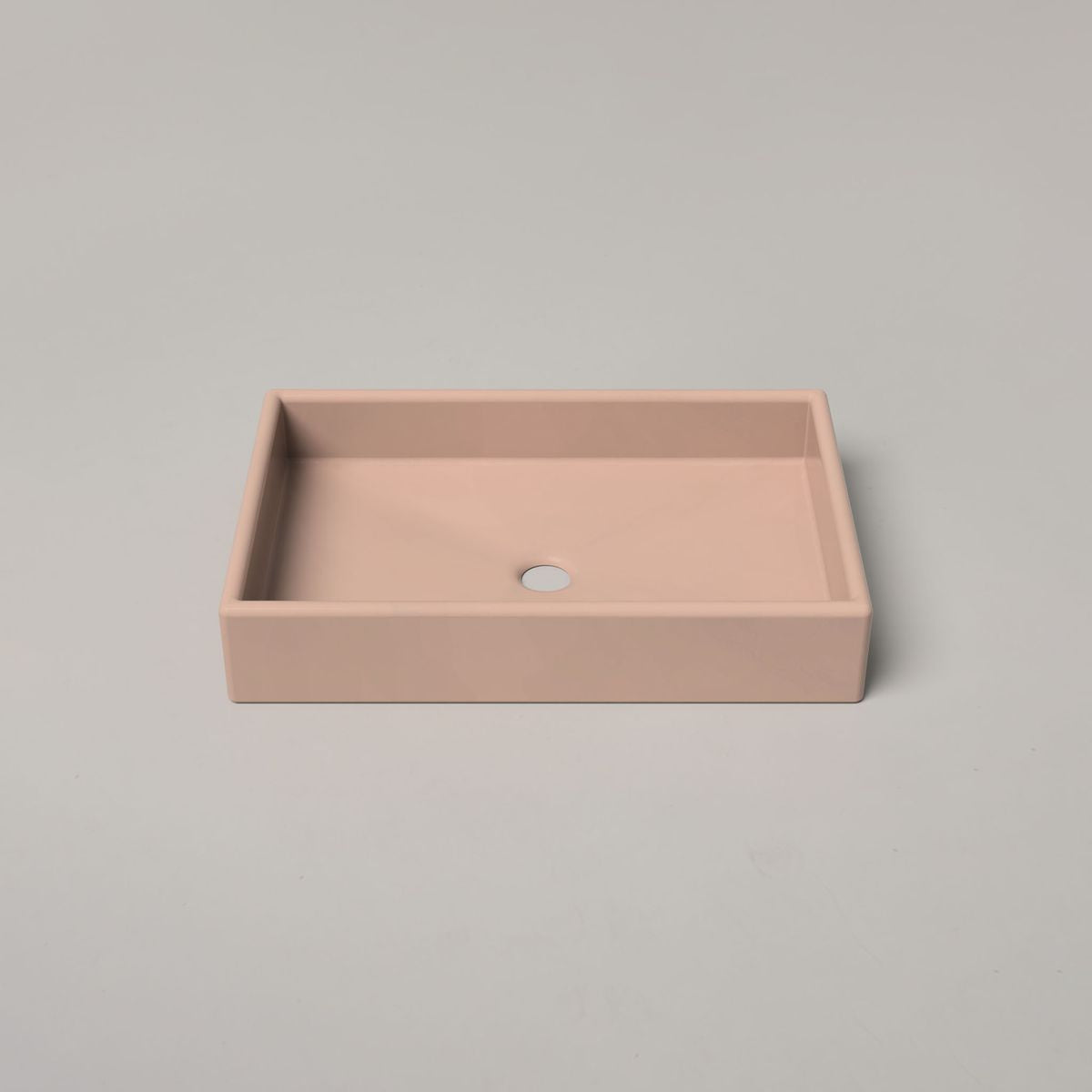 Nood Surface Mount Box Basin in Blush Pink