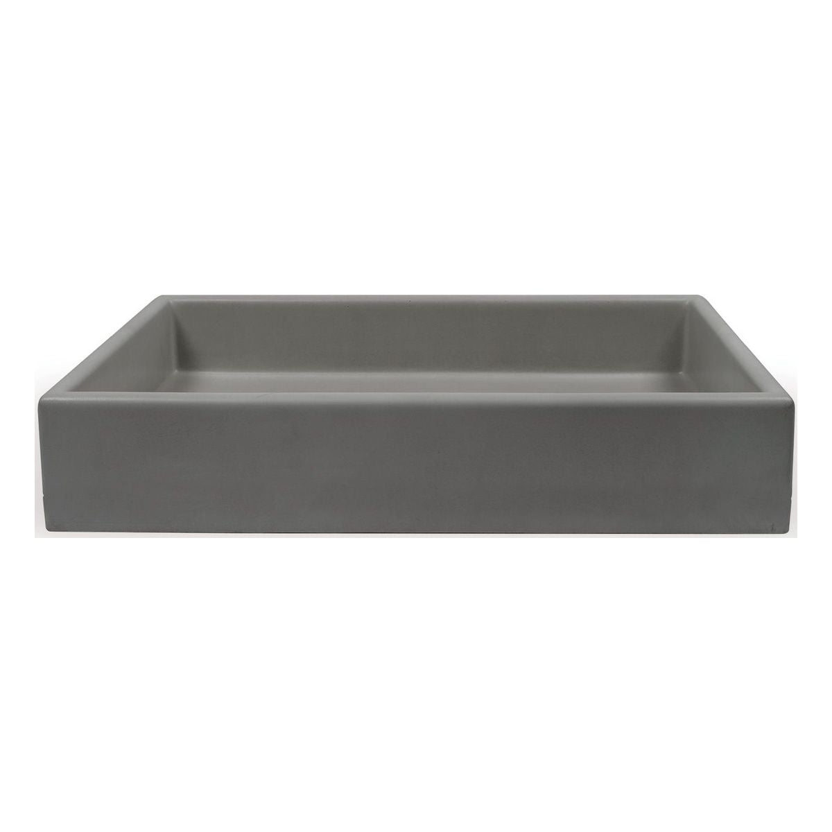 Nood Surface Mount Box Basin in Mid Tone Grey