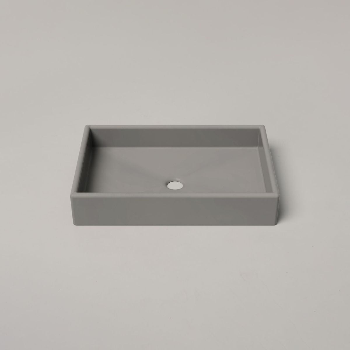 Nood Surface Mount Box Basin in Sky Grey