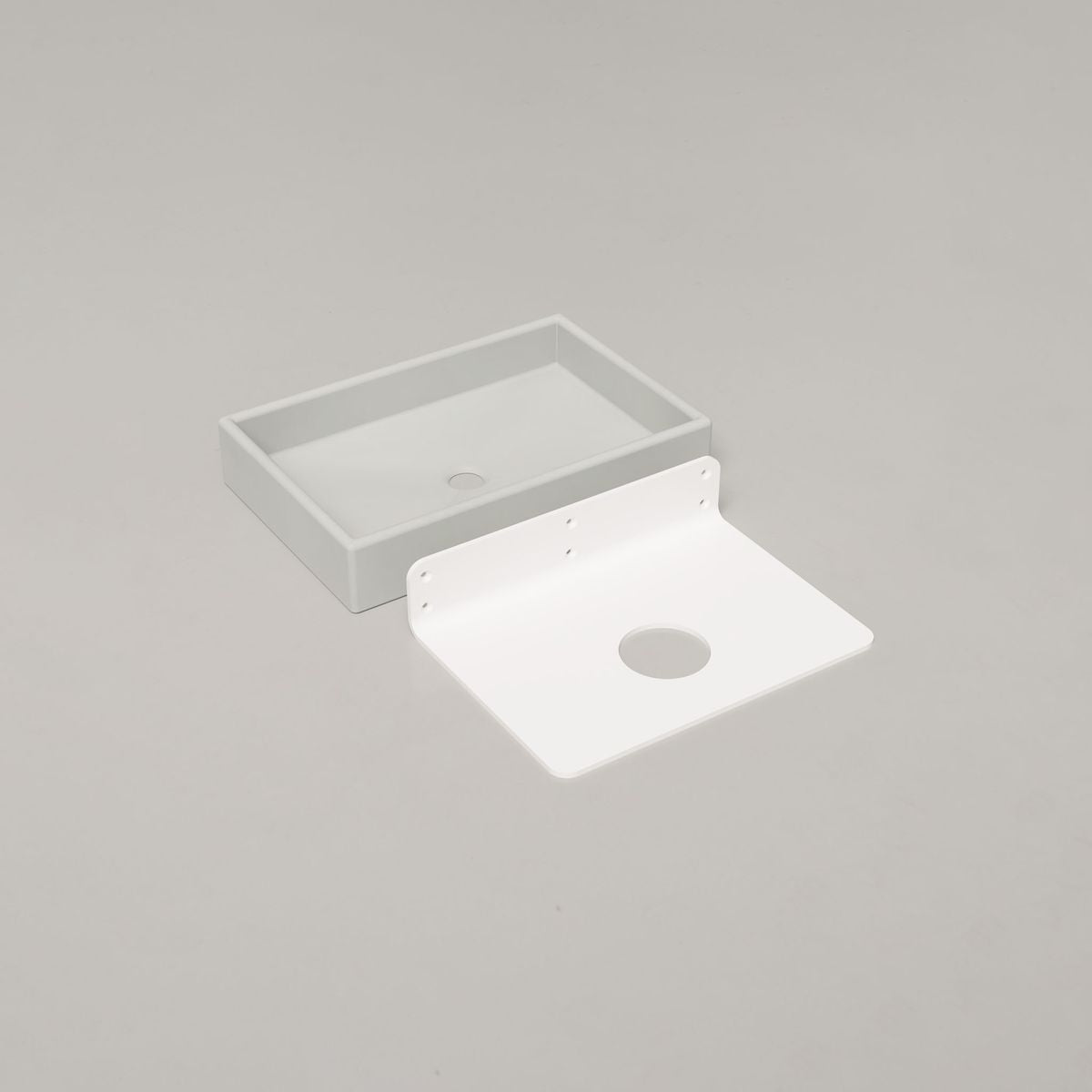 Nood Wall Mount Box Basin in Cloud