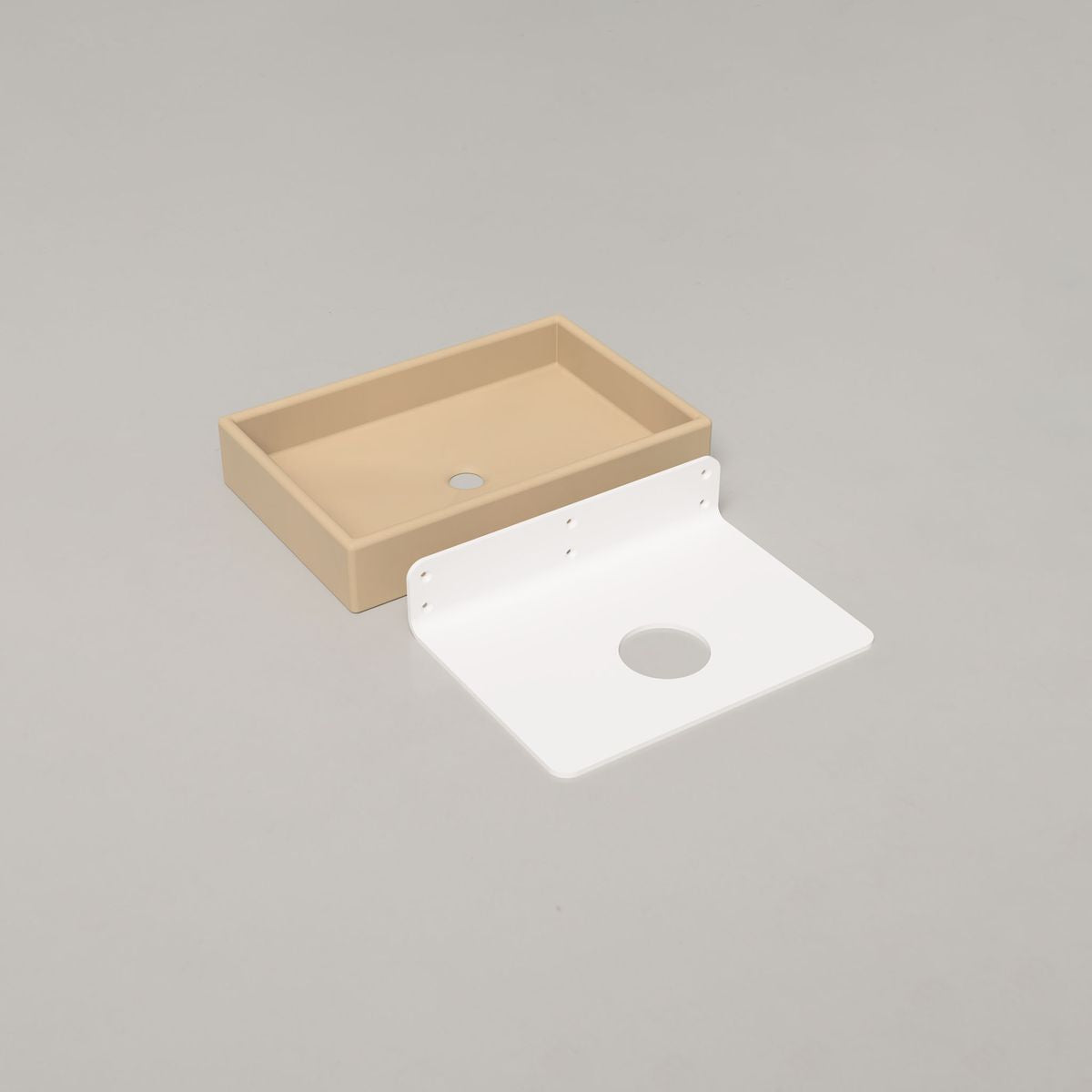 Nood Wall Mount Box Basin in Sand
