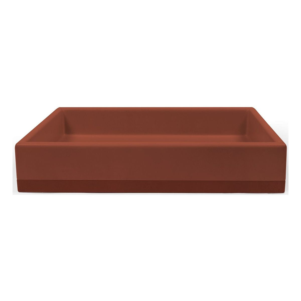 Nood Surface Mount Box Basin Two Tone in Clay