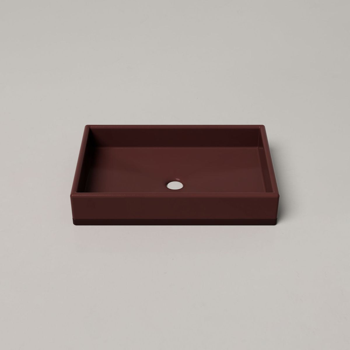 Nood Surface Mount Box Basin Two Tone in Clay