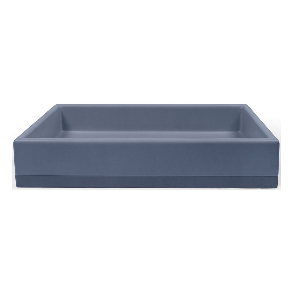 Nood Surface Mount Box Basin Two Tone in Copan Blue