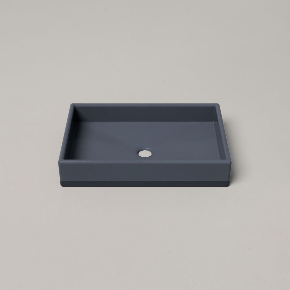 Nood Surface Mount Box Basin Two Tone in Copan Blue
