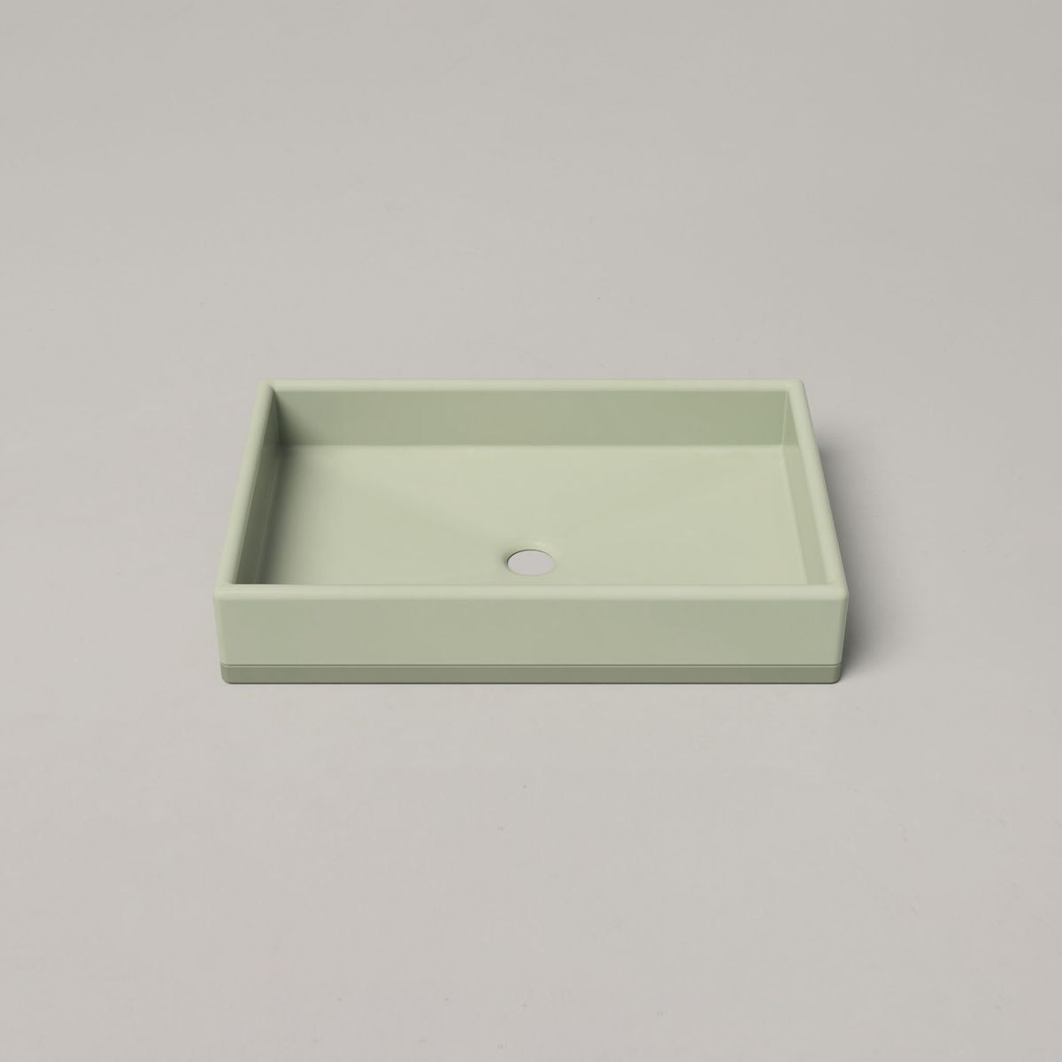 Nood Surface Mount Box Basin Two Tone in Mint