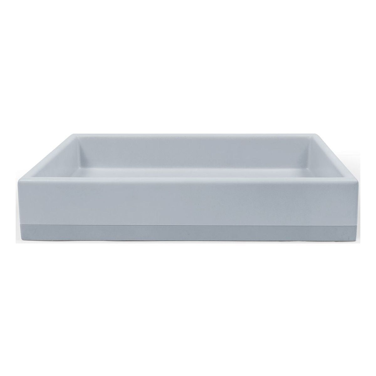 Nood Surface Mount Box Basin Two Tone in Powder Blue