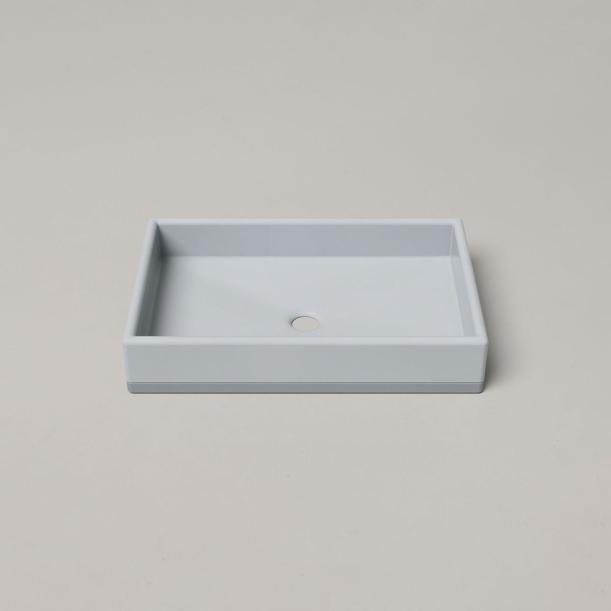 Nood Surface Mount Box Basin Two Tone in Powder Blue
