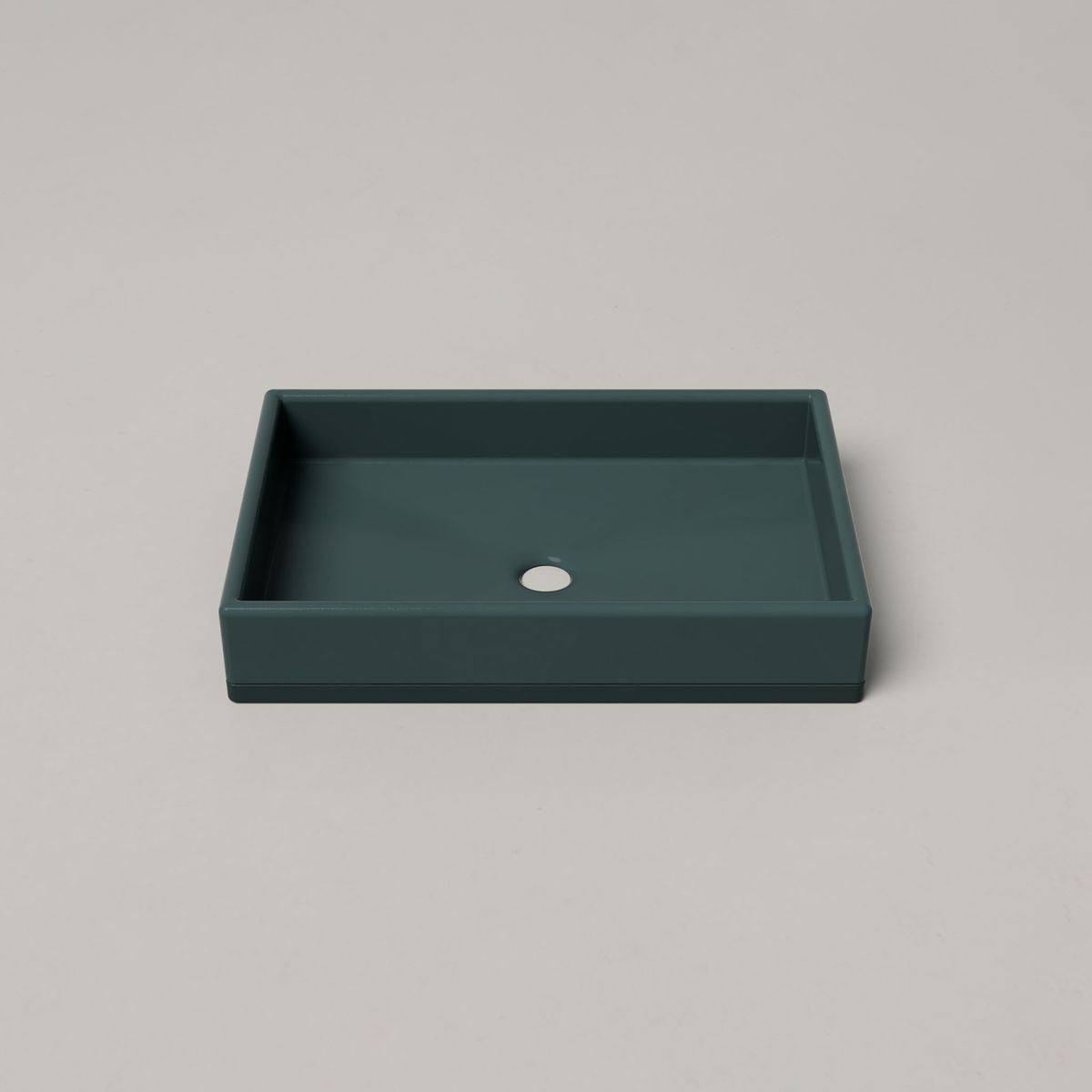 Nood Surface Mount Box Basin Two Tone in Teal