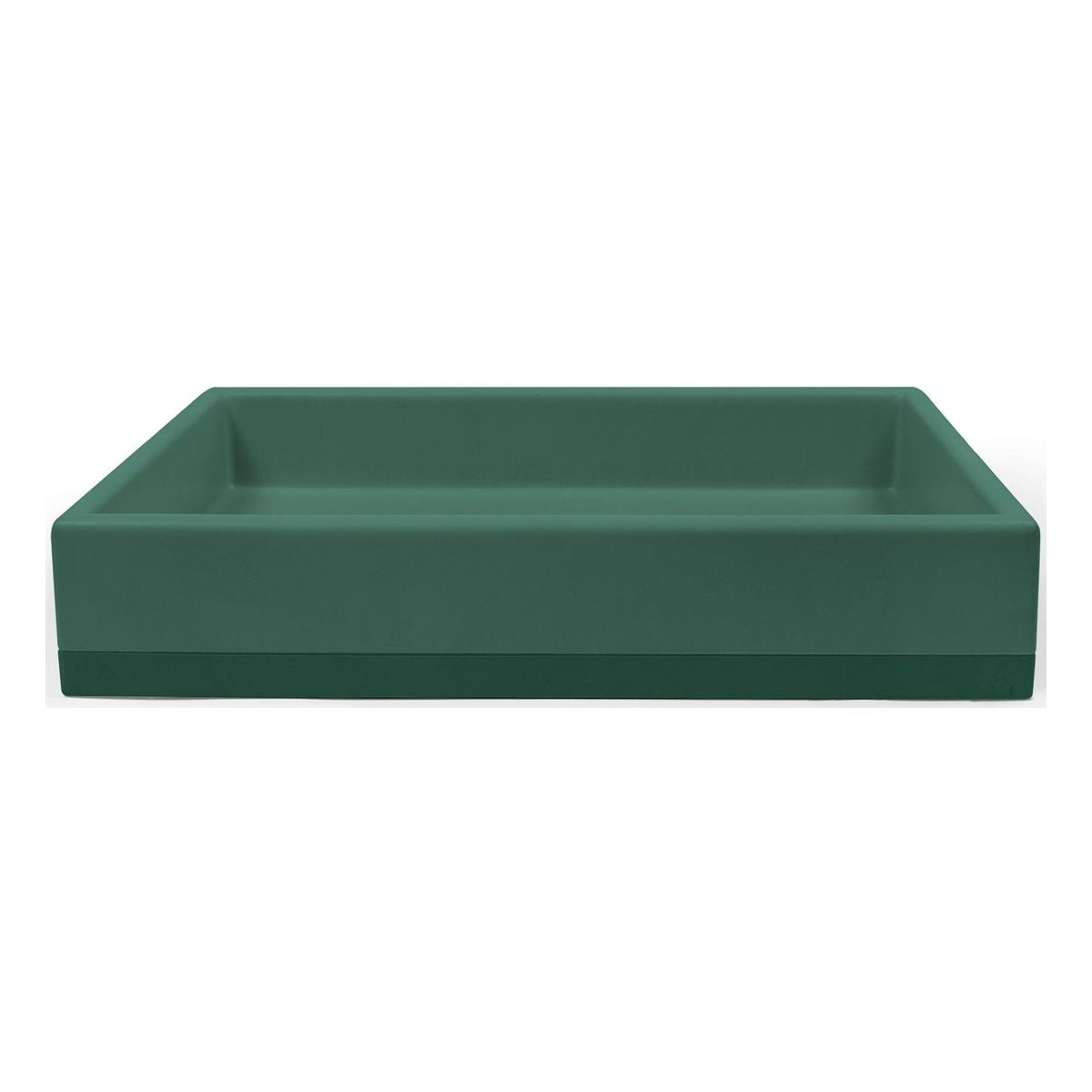 Nood Surface Mount Box Basin Two Tone in Teal